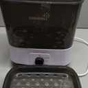 Grownsy Adjustable 4 in 1 Large Bottle Sterilizer and Dryer, 8 Bottles Capacity,Electric Steam Baby Bottle Sterilizer, Sanitizer for Baby Bottles & Pacifiers, Breast Pump Parts (Grey)