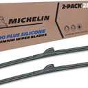 Michelin 40-28281SPBA Pro Plus Silicone Twin Pack Wiper Blade Fits Select 2015-2021 Ford Edge; 2013-2019 Ford Escape; 2014-2016 Cadillac ELR (2 Pack)