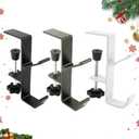 3 Pack Christmas Stockings Holder Hanger,Metal Hooks for Hanging Christmas Stockings,Stocking Holders for Mantle for ChristmasDecorations