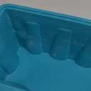 Ice Block Mold for Ice Bath - Extra Large Ice Block Mold,4 -Pack Ice Bath Ice Mold, 15lb Ice Block, Ice Maker for Cold Plunge or Coolers, Reusable Steel Reinforced Silicone Molds, Cold Plunge Ice Mold, Blue 