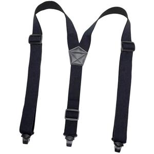 PDRMZRT Y Back Invisible Suspenders for Men Under Clothes Airport Friendly Mens Suspenders for Jeans Big and Tall Clips black