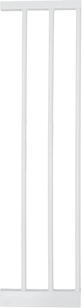 Toddleroo StepSafe Auto-Close Baby Gate 3-Bar Extension; 8" Wide, White
