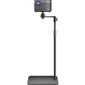 Projector Stand 360 Swivel Adjustable Height L-Shaped Hidden Floor Stand Compatible with XGIMI,Nebula,Dangbei or Any Projectors with 1/4 Thread Mount