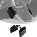 Linskip Center Console Storage Organizer Compatible with Jeep Cherokee 2014-2023, Gear Shift Side Tray, Interior Accessories(Black)