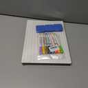 6pack Dry Erase Board 9"x12"with Lines and Blank Surface Learning,Math,Writing Teacher & Homeschool Supplies Mini Whiteboard Erasers Included Colors pens