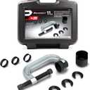 Powerbuilt Upper Control Arm Bushing Service Tool Set for Ford, GM and Chrysler, Remove and Install Car Bushings, 648604