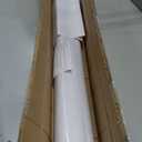 Relaxweex 36 Inch x 5 ft x 30 Mil Extra Large Adhesive Magnetic Sheet Roll Not Printable Adhesive Backing Cut and Customize Flexible Sheets Blank White Surface Magnetic Sign for Craft Photo Craft