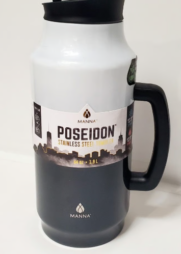 DI Manna 64 Oz Posideon Bottle Ombre Black
