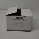 ODSD Cordless Electric Lunch Box for Adults, 16000mAh Rechargeable Self-Heating Lunch Box Food Warmer with Timer & Adjustable Heating, 34oz/1L Container with Insulated Bag for Office Car Outdoor (Green/Dark Green)