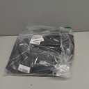 PONY DANCE Black Kitchen Blackout Curtains Over Sink, Short Half Curtains for Bathroom Basement Small Window Decor, Thermal Insulated Light Blocking Bedroom Draperies, W 42 x L 45 inches, 2 Panels Set