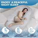 PILLANI Cooling Pregnancy Pillows for Sleeping 57-Inch Maternity Pillow for Pregnant Women with Breathable, Removable Washable Cover Support for Back, Belly, Neck, Legs, & Hips Full Body Pillow
