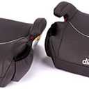 Diono Solana, No Latch, Pack of 2 Backless Booster Car Seats, Lightweight, Machine Washable Covers, Cup Holders, Black