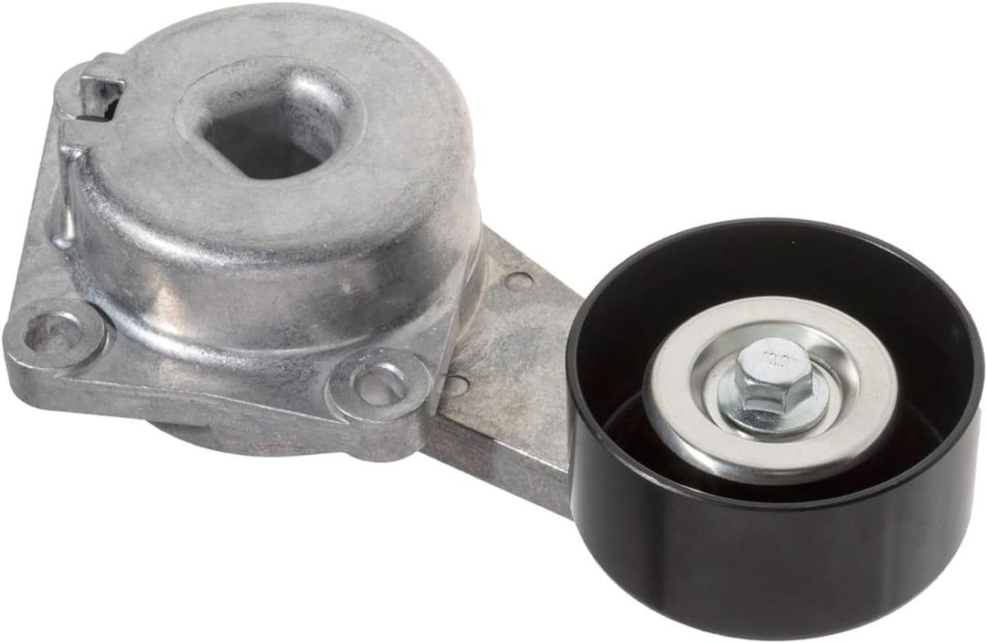 TUCAREST 38133 (W/AC;Smooth Pulley For 4.6L/5.4L/6.8L) Drive Belt Tensioner Pulley Assembly Fit For 97-01 Fo-rd E-150 E-250 E-350 Econoline Expedition F-150 F-250 F-350 Super Duty [# 1L3E6B209AA]