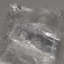 10 PCS Clear Gift Bags with Handles(2.7x9.8x5.9 Inch) Reusable Transparent PVC Tote Goodie Bags Bulk Wedding Birthday Holiday Party Favors Supplies Wrap Basket Stuffers Goody Pouch Baggies for Presents