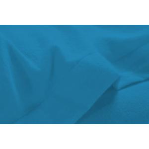 VIZALO Moisture Wicking Single Jersey Knitted Fabric, Polyester and Spandex, 60" Wide, Cut by The Yard for Clothing, Crafts, Home Decor, Upholstery, Shirts, Pet Clothing (Picton Blue, 3 Yard)