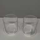 STORi Bella 2-Pack Headband and Scrunchie Holder | Clear Plastic Organizer Display Stand | Holds Hair Ties, Accessories, and Jewelry | Made in USA