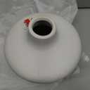 HD Designs 7.8 Inch Ceramic Vase White, 1