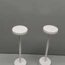 2 Pack LED Cordless Table Lamp, Portable 5000mAh Rechargeable Table Lamps, Touch Control Outdoor Table Lamp, 3 Color Dimmable Cordless Desk Lamp For Restaurant, Patio, Bedroom, Outdoor - White