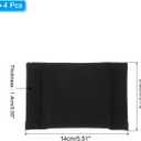 PATIKIL Camera Bag Divider, 4Pcs 5.51"x3.78"x0.55" Shockproof Camera Bag Inserts Separator Pad Protective Lens for Nikon Camera DSLR Protect Bag Organizer Universal Divider Cushion, Black