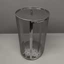 Rotatable Grilled Cage Air Fryer Oven Basket, 360 Degree Heating Rotating Cages Rotisserie Basket for Baking Nuts, Coffee Beans, Peanut or BBQ Roaster Tool, Food Grade Stainless Steel (180mm*300mm)