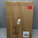 2 Pack 14" x 21" Brown Shed Window with Tempered Glass and Fiberglass Screen Household Sliding Windows with Screws for Shed, Chicken Coop, Playhouse, Garage and Barns