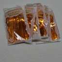 6 Pack 10 Feet Foil Fringe Garland Metallic Tinsel Streamers Banner Wall Hanging Curtain Backdrop Banner for Parade Floats, Valentine's Day, Wedding, Birthday, Mardi Gras Party Decorations(Orange)