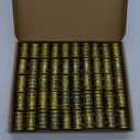 Zhanmai 50 Pieces Mini Pirate Treasure Chest Box Plastic Chests Vintage Pirate Jewelry Storage Box for Play Halloween Christmas Party Favors Prizes