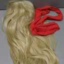 613 Glueless HD Lace Front Wig Pre Plucked Blonde Transparent Lace Frontal Wig Synthetic Long Body Wave Lace Front Wig With Natural Hairline (13x4.5x1 T Part)