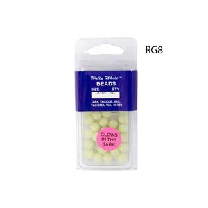Zak Z-BeadRG8 Glow Beads - Round - Size 8, 4/Pack (120 Pcs)