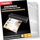 Laminating Sheets, 100 PCS 3 Mil Laminating Pouches 9 x 11.5 Thermal Laminate Sheets Holds 8.5 x 11 Inch Sheets, Universal Lamination Paper for Laminator, Photos, Files, Round Corner Letter Size