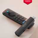 Amazon Fire TV Stick HD (newest model), free & live TV, Alexa Voice Remote, powered by the TV, effortless setup, find shows faster with Alexa+