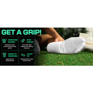 Lux Dual Grip Socks - Soccer Grip Socks for Men and Women. GripArray Performance & Comfort