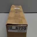 Black Double Curtain Rod, 36 to 72 Inch Dual Curtain Rods with Aluminium Modern End Cap Finials, 1 Inch Adjustable Heavy Duty Window Treatment Rods, Telescopic Metal Double Drapery Pole Set