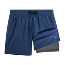 XL BRISIRA Mens Swim Trunks 5 Inch Compression Liner Beach Swim Shorts Bathing Suit Quick Dry 4-Way Stretch Pockets, XL 