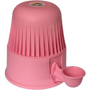Pet Water Dispenser for Dogs and Cats, 67.6 oz Gravity-Fed Water Bowl for Clean Drinking, Prevents Wet Fur, BPA-Free Polypropylene, Vida Mansa (Opaque Pink)