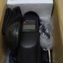 TABEKE Under Desk Bike Pedal Exerciser - Mini Exercise Bike for Arm/Leg Exercise, Pedal Exerciser for Seniors with LCD Display (Black)