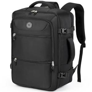 Sowaovut Travel Laptop Backpack, Extra Large High School College Backpacks, Flight Approved Daypack Business Bag Fit 17.3 inch Laptop for Men Women (Black)