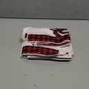 Artoid Mode Red Black Buffalo Plaid Snowman Xmas Trees Christmas Kitchen Towels Dish Towels, 18x26 Inch Daily Seasonal Winter Decoration Hand Towels Set of 4