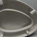 KOHLER 25875-96 Hyten 3" Height, Elevated Soft Close Elongated Toilet Seat, Contoured Seat with Grip-Tight Bumpers, Quick-Attach Hardware, No Slam Toilet Seat, Biscuit