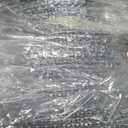 Hoolerry 50 Pack Clear Charger Plates Bulk 13 Inch Plastic Round Beaded Dinner Chargers Acrylic Frosted Grain Decorative Service Plates for Wedding Party Event, Home and Kitchen Tabletop (Silver), approx. 13 inch
