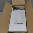 Set of 2 Industrial Touch Control Table Lamps with USB C+A Ports and AC Outlet - 3-Way Dimmable Black Bedside Lamps Nightstand Desk Lamps for Bedroom Living Room, Glass Shade & 2 LED Bulbs Included