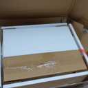 LYNCOHOME Fluted Nightstand with Charging Station, 19.7 inch Wide End Table with 2 Drawers, Modern Wood Bedside Table for Bedroom,Brown,1 Pcs (Walnut)