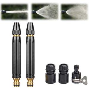 Home High Pressure Car Wash Water Gun, 2026 New Heavy High Pressure Washer Gun, Adjustable Booster High Pressure Washing Water Nozzle for Outdoor Cleaning, Watering Plants and Car Washing (2 PCS)