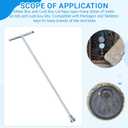 MKF324 Meter Box Key,Water Meter Key,Water Meter Wrench for Large Ford and Standard Pentagons