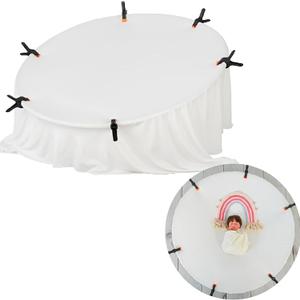 Kate Newborn Photography Prop Stainless Steel Stand with 6 Clamps for Shoot