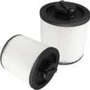 2 Pack DXVC6910 Cartridge Filter for vacuum filter replacement DEWALT Vacuum Cleaners 6-16 Gallo, wet/dry vac filter Compatible With DeWalt DXV10P DXV10PL DXV10SA DXV12P DXV09P DXV14P DXV16P DXV06P