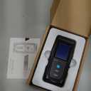 ERICKHILL EMF Meter, Detects Electric and Magnetic Fields, Handheld Digital EMF Detector with LCD Display, Sound-Light Alarm, Rechargeable Battery for Home, Office, and Appliances (Blue)
