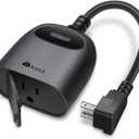 Kasa Outdoor Smart Plug, Smart Home Wi-Fi Outlet Timer, Max Load 15A/1875W, IP64 Weather Resistance, Compatible with Alexa, Google Home & SmartThings, No Hub Required, ETL Certified(KP401)