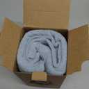 Kevin Textile 14x36 Inch Long Lumbar Cover 1 Pack Soft Boucle Textured Decorative Waterproof Rectangle Cushion Elegant Accent Pillows for Couch Sofa Chair Bed Home Decor Indoor Outdoor Light Blue