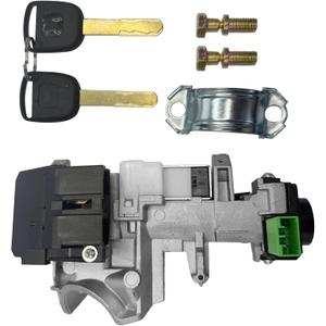 Ignition Switch Lock Cylinder with 2 Keys Compatible with Honda Civic 1.7L 2001 2002 2003 2004 2005 Compatible with Honda Civic 1.3L 2003 2004 2005 (with Chip) Replace 35100-S5A-A82